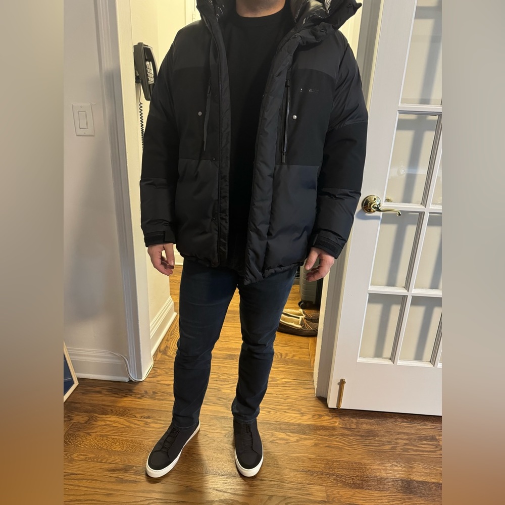 Men’s Moncler Puffer Coat, worn twice.